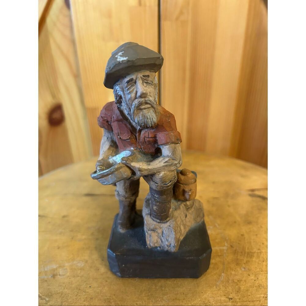 Vintage 1986 Vincent Gold Panning  Old Man (5188)